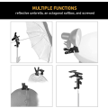 Miniatyrbilde 5 av 5: 1PAKKE med paraplyreflektorholder, hunnskrue-adaptertråd i messing og 5/8\" lysstativfeste for reflektor