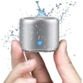 Miniatyrbillede 1 af 3: Lipusen A106 Pro trådløs mini Bluetooth-højttaler med brugerdefineret basradiator IP67 vandtæt, bærbare højttalere (sølv)