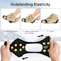 Miniatyrbillede 4 af 5: Crampons, Anti-slip Kløer, Rustfrit Stål Pigge, Anti-slip Pigge M