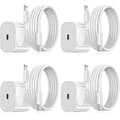 iPhone-laddare - Snabbladdare - Adapter + Kabel 20W USB-C 4-Pack iPhone