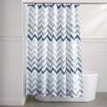 Miniatyrbilde 4 av 4: Dusjforheng i stoff - 72 x 72 tommer, for baderom 72''x72'' Blue Ombre Chevron