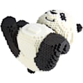 Miniatyrbillede 5 af 5: Mikro Byggeklodser Mini Kæledyrs Byggelegetøj Klodser til børn Panda model 2843