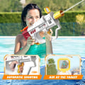 Miniatyrbilde 4 av 5: Elektrisk vannpistol for barn og voksne, automatisk vannpistol batteridrevet, 32ft skyteområde 800ml, Aurora White