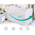 Miniatyrbillede 4 af 5: Myggenet Universal baby seng 80 x 160 x 65 cm, hvid farve