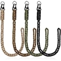 Miniatyrbillede 1 af 5: 4 stk. Heavy Duty Lanyards med Metal Hk Clips, Flettet Stærk Paracord Nøglering