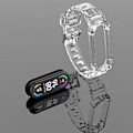 Pikkukuva 2 / 3: Rannekoru Xiaomi Mi Band 6 5 4 3 -rannekkeelle, pehmeä silikoniranneke, rannekoru, rannekorun vaihtoranneke Xiaomi Mi Watch -lisävarusteille