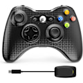 Pikkukuva 1 / 5: Xbox 360 langaton ohjain, 2,4 GHz:n kaksoisvärinä Xbox 360 -peliohjain, etäpeliohjain vastaanottimella