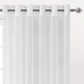Miniatyrbillede 3 af 4: Polyester Sheer Gardiner - Øjeblikkelige Voile Vinduegardiner til Soveværelse Stue, 134 cm x 210 cm Lange, Sæt af 2 lechoso 34*79inch
