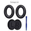 Miniatyrbillede 4 af 4: 1 par ørepuder puder Udskiftning kompatibel med Bose Quietcomfort 35 / Qc35 ii