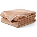Miniatyrbilde 1 av 4: Myk Queen Size Teppe Alle Sesonger Varm Fuzzy Microplush Lett Termisk Fleece Teppe for Sofa Seng Sofa 200x230cm, Kamel