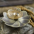 Miniatyrbillede 1 af 5: Sakura Røgelse Brænderholder Vintage Bronze Røgelse Pinde Spoleholder Askefanger Bakke Plade