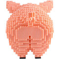 Miniatyrbillede 4 af 5: Mikro Byggeklodser Mini Kæledyrs Byggelegetøj Klodser til børn Pig model 2844