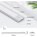 Miniatyrbillede 4 af 5: Skablys, 6000K genopladelig LED-belysning til indendørs skabe, trådløs, magnetisk, dæmpbar LED-lys med bevægelsessensor
