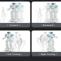 Miniatyrbilde 4 av 5: Robotleketøy, geststyrt fjernkontrollrobot, smarte intelligente programmerbare roboter