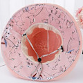 Miniatyrbild 5 av 5: Kvinnors Mesh Solhattar Sommar Strand UV-skydd UPF Packable Bred Brätte Hakrem beige