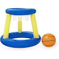 Miniatyrbillede 3 af 5: Oppusteligt basketball-svømmesæt, flydende poolspil, orange