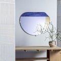 Miniatyrbild 3 av 5: 8 set spegelklämmor, badrumsglasklämma, spegelfästkonsoler, multifunktionellt runt väggfäste, installationsglas, spegel