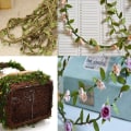 Miniatyrbillede 4 af 5: Bånd, Grønt Blad Bånd, Snor Olieblad Bånd, til DIY, Fest og Gaveindpakning (Mørkegrøn, 15 m, 2 ruller)
