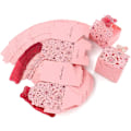Miniatyrbillede 4 af 4: 50 stk./sæt Blomster Sommerfugl Hule Slikæske Cookie Gaveæsker Romantiske Bryllupsgaver Søde Chokoladeæske Festartikler Pink 8*7*6.5CM