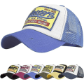 Miniatyrbilde 1 av 5: Baseball Cap Mesh Hatter Unisex Broderte Bokstav Patch Casual Hatter Hip Hop Solhatter Blue