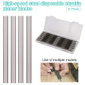 Miniatyrbilde 2 av 5: 10 stk elektrisk høvelbladsett, 82x5,5x1,1mm, for Makita, Black & Decker, Bosch, DeWalt og Elu høvler