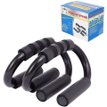 Miniatyrbillede 1 af 5: Push Up Bar med skumgreb Fitness PushUp Stand Bar S-formet håndtag Push Sit Up's Bars Chest Press Up