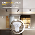 Miniatyrbilde 3 av 5: GU10 LED-pærer 2-pinners spotpære 2700/4000/6000K, GU10 LED-pæreerstatning for innfelt skinnespot, 5W, 6-pakning 6000K