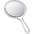 Miniatyrbilde 1 av 5: Håndspeil Dobbeltsidig Håndspeil 1X/2X Forstørrelsesglass med Håndtak Transparent