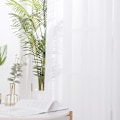 Miniatyrbilde 4 av 5: Set med 2 voilegardiner med hemper for vindu 140x250cm hvit voile