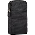 Pikkukuva 2 / 5: Matkapuhelimen vyölaukku, crossbody-matkapuhelinlaukku, ulkoilmatkan nylon olkalaukku, vyölenkillä ja karabiinihaalla black 9*16.5*3.0CM