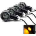 Miniatyrbilde 1 av 4: 4 stk motorsykkelindikatorer 13LED blinklys 12V vanntett lagerindikator blinklys universal for motorsykkel scooter quad cruiser offroad