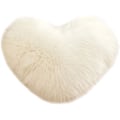Miniatyrbillede 2 af 2: Kælen Hjerte 3D Pude Hjerteformet Pude Pude Fleece Super Blødt Hjerteform