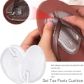 Miniatyrbild 3 av 5: 4 st/2 par Flip Flop Sandaler Pads Flip Flops Slitstarka Tåskydd Gel Tå Post Mat