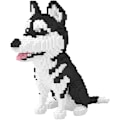 Miniatyrbillede 1 af 5: Mikro Byggeklodser Mini Kæledyr Byggelegetøj Klodser til børn Big Husky 15.74 x 5.9 x 12.59 inches