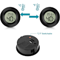 Miniatyrbild 3 av 5: 2-pack Digital LCD-display Utomhus Hygrometer för Inomhus Luftfuktare Avfuktare Växthus Källare
