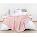 Miniatyrbild 5 av 5: Bedding Cotton Waffle Blanket (rosa - 110*70cm) Mjuk Lätt Andningsbar Sängfilt Lager Alla Sängar för Alla Säsonger