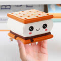 Miniatyrbillede 5 af 5: Kager Chokolade Sandwich Cookies Cookies Pizza Kawaii Blød Langsom Stigning Smagsstoffer Fødevarer Brød Stressreduktion Børnelegetøj