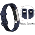 Miniatyrbillede 4 af 5: Remme til Fitbit Alta og Fitbit Alta Hr, 3-pak bløde silikonearmbånd til Fitbit Alta Hr-urarmbånd, velegnet til mænd og kvinder, størrelse S