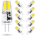 Miniatyrbillede 1 af 5: 3W G4 LED-pære, 6000K koldt hvidt, 35W G4 halogenpæreækvivalent, AC/DC 12V, 300 lumen, ikke-dæmpbar, 10-pak