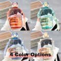 Miniatyrbillede 5 af 5: Sports Vandflaske 750ml, Lækagesikker Drikkedunk, Vandflaske med Sundt Materiale til Rejse Picnic Camping Vandreture White