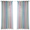 Miniatyrbild 1 av 5: 1 Panel  Stars Blackout Curtain,Rainbow Double Layer Star Grommet Window Curtains