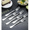 Miniatyrbillede 2 af 5: 6 stk. middagsgafler, 20 cm rustfrit stål gafler bestik, bordsæt med 6 gafler