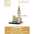 Miniatyrbilde 2 av 5: Big Ben Miniatyrblokksett (3600 deler) - Verdensberømt bygning modell leketøygaver for barn og voksne