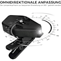 Pikkukuva 4 / 5: Mini LED -lukuvalo silmälaseihin - LED-silmälasiklipsi - Käytännöllinen lisävaruste lukemiseen tai keskittymiseen