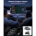 Miniatyrbillede 2 af 5: CarPlay Trådløs Adapter til iPhone - Plug-and-Play Opsætning, Bred Kompatibilitet med iPhones der Kører iOS 10+