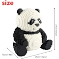 Miniatyrbild 2 av 5: Mini Byggstenar för Husdjur - Små Byggklossar för Barn Panda model 2843