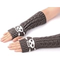 Pikkukuva 4 / 4: Sormikkaat Punk Skull Kädenlämmitin Cosplay Kirjoittamiseen Ajoon