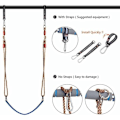 Pikkukuva 2 / 5: Mousquetons Grande Charge Charge Max 180KG en Alliage de Zinc pour Balançoire Hamac Escalade (Kit de 2pcs)