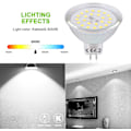 Miniatyrbillede 3 af 5: GU5.3 MR16 LED-pære 12 V, 3,8 W svarende til 40 W halogen, LED-spotpære GU5.3 kølig hvid 6000K ikke-dæmpbar 430 lumen MR16 LED-pære, 6-pakning