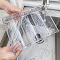 Miniatyrbillede 5 af 5: 2 stk. flaskeholder, stabelbar plastikflaskeholder til 6 flasker vin eller andre drikkevarer